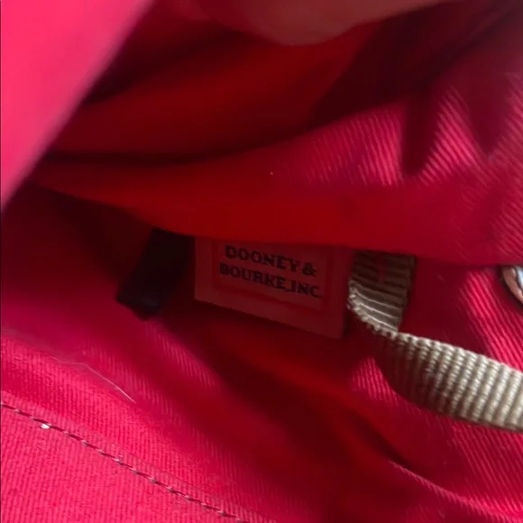 Dooney & Bourke Yellow and Brown Leather Satchel - Picture 8 of 9